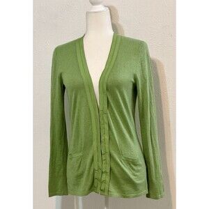 Banana Republic Woman Size M Cashmere Blend Cardigan Closet Staple Office Preppy